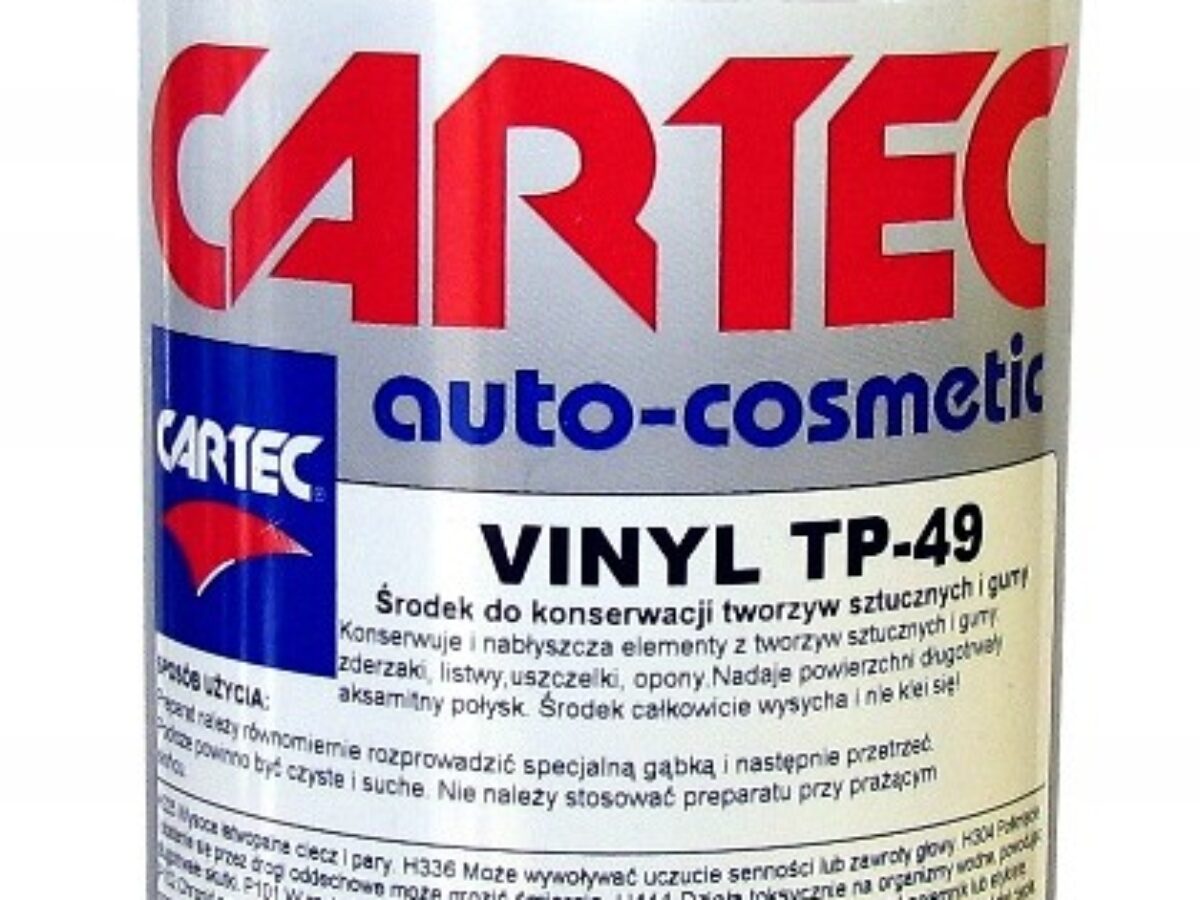 Opfattelse Skygge vægt CARTEC VINYL TP-49 czernidło do plastików opon 1L - Carhub