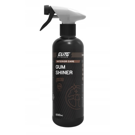 Elite Detailer Gum Shiner preparat dywaniki gumowych konserwacja czarne